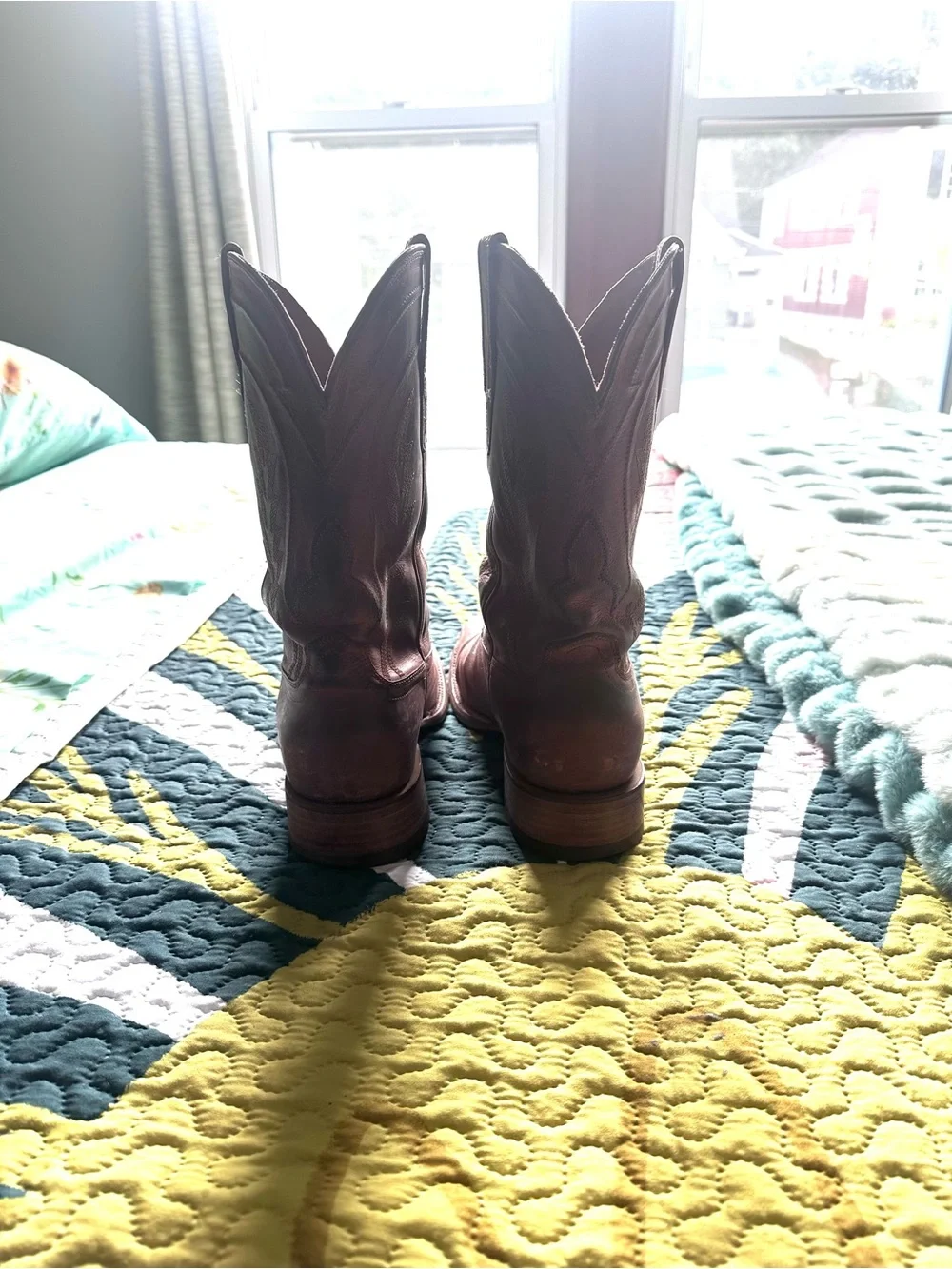 Tecovas Brown Men's Leather Cowboy Boots
